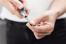 Load image into Gallery viewer, Wiha Screwdriver with bit holder SoftFinish® with ratchet function switchable for 1/4" bits