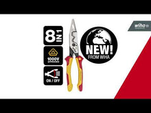 Load and play video in Gallery viewer, Wiha Multifunctional pliers 8in1 Industrial electric