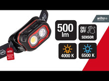 Load and play video in Gallery viewer, Wiha Headlamp 500 lm