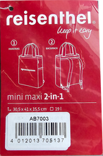 Load image into Gallery viewer, Reisenthel Mini Max 2 in 1
