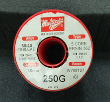 Load image into Gallery viewer, Multicore Solder 60/40 1.0mm