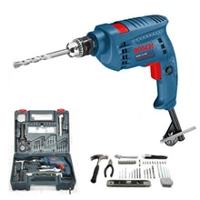 Load image into Gallery viewer, Bosch GSB 10 RE Impact Drill Set Extra 100pcs Accessories 06012161L6
