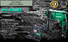 Load image into Gallery viewer, Hikoki DV13VST 13mm Impact Drill 100pcs Set
