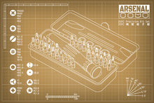 Load image into Gallery viewer, Arsenal Precision Bit Set 35pcs