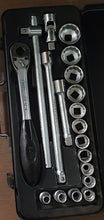 Load image into Gallery viewer, Elora Socket Set 1/2" Square Drive 3/8"-1.1/4" AF 19pcs
