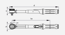Load image into Gallery viewer, Gedore Torque Wrench TORCOFIX K 3/8" Square Drive 10-50Nm
