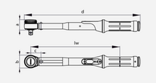 Load image into Gallery viewer, Gedore Torque Wrench TORCOFIX K 3/4" Square Drive 250-850Nm