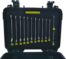 Load image into Gallery viewer, Honiton Black Hand M10 Combination Gear Wrench Tool Case 22pcs