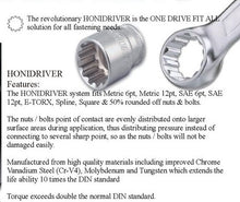Load image into Gallery viewer, Honiton Honidriver Combination Wrench Set 8-19mm 8pcs
