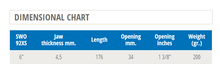 Load image into Gallery viewer, Irega SWO 92XS 6" Adjustable Wrench