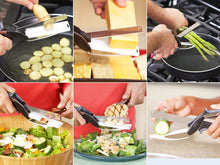 Load image into Gallery viewer, Harvest 2in1 Kitchen Cutter 10"