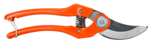 Load image into Gallery viewer, Bahco Bypass Secateurs with Stamped/Pressed Steel Handle and Angled Cutting Head  P121-18-F