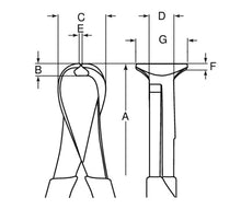 Load image into Gallery viewer, Sandvik End Cutting Pliers with PVC Handles and Phosphate Finish 527D-125