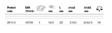 Load image into Gallery viewer, Sandvik Belzer Metric Deep Offset Double Ring End Wrenches with Chrome Finish 2M-13-14