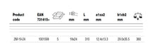 Load image into Gallery viewer, Sandvik Belzer Metric Deep Offset Double Ring End Wrenches with Chrome Finish 2M-19-24