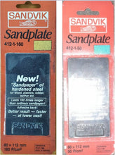 Load image into Gallery viewer, Sandvik 412-1-50 Sandpapers Blue Coarse & 412-1-160 Yellow Fine
