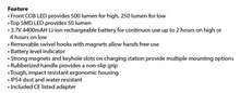 Load image into Gallery viewer, B&W WL600U – 500 Lumen Rechargeable COB Tube Light with Charging Station