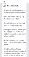 Load image into Gallery viewer, Wiha PicoFinish Hex Nut Driver 1.8mm