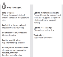 Load image into Gallery viewer, Wiha SoftFinish® Slotted Cabinet Screwdriver Round Blade - 4mm x 300mm