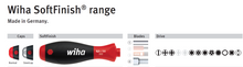 Load image into Gallery viewer, Wiha SoftFinish® Slotted Cabinet Screwdriver Round Blade - 5.5mm x 125mm
