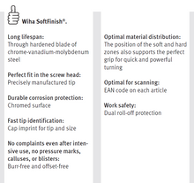 Load image into Gallery viewer, Wiha SoftFinish® Slotted Workshop Screwdriver Round Blade - 6.5mm x 150mm