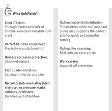 Load image into Gallery viewer, Wiha SoftFinish® Slotted Workshop Screwdriver Round Blade - 8mm x 175mm