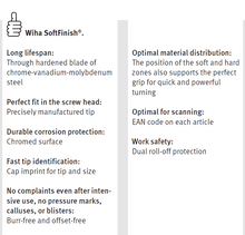 Load image into Gallery viewer, Wiha SoftFinish® Phillips Screwdriver Round Blade + PH2 x 100mm