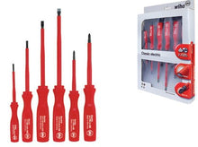 Load image into Gallery viewer, Wiha Classic Electric Slotted/Phillips Screwdriver Set 6pcs