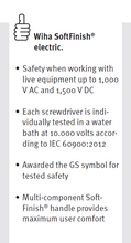 Load image into Gallery viewer, Wiha SoftFinish® Electric Pozidriv Screwdriver PZ0 x 60mm