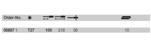 Load image into Gallery viewer, Wiha SoftFinish® Electric TORX® Screwdriver T27x 100mm