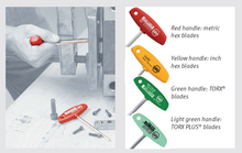Load image into Gallery viewer, Wiha Hex Driver Set With T-Handle In Bench Stand 2-8mm 7pcs