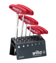 Load image into Gallery viewer, Wiha Hex Driver Set With T-Handle In Bench Stand 2-8mm 7pcs
