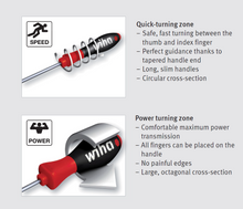 Load image into Gallery viewer, Wiha SoftFinish® Hex Nut Driver Round Blade 6mm x 125mm