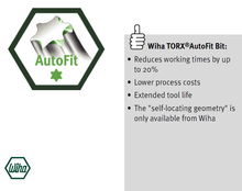 Load image into Gallery viewer, Wiha Standard Bit TORX®AutoFit Style E 6.3 T7