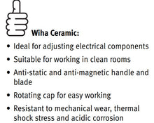Load image into Gallery viewer, Wiha Ceramic Slotted Screwdriver - 2.6mm x 15mm