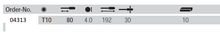 Load image into Gallery viewer, Wiha Microfinish TORX® Screwdriver T10 x 80mm