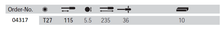 Load image into Gallery viewer, Wiha Microfinish TORX® Screwdriver T27 x 115mm