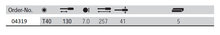 Load image into Gallery viewer, Wiha Microfinish TORX® Screwdriver T40 x 130mm