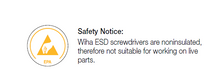 Load image into Gallery viewer, Wiha SoftFinish® ESD Phillips Screwdriver + PH0 x 60mm