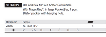 Load image into Gallery viewer, Wiha Ball End Hex Fold Out Holder PocketStar With MagicRing® 2-8mm 7pcs
