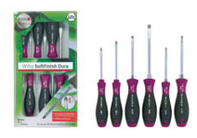 Load image into Gallery viewer, Wiha Slotted/ Phillips Screwdriver Set Tungsten Carbide Coated Dura-Tip + / - 6pcs