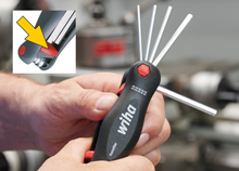 Load image into Gallery viewer, Wiha Fold Out Holder PocketStar Containing Assorted Keys 9pcs