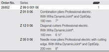 Load image into Gallery viewer, Wiha Pliers Set Professional Electric, 3 pcs.