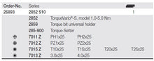 Load image into Gallery viewer, Wiha Torque Screwdriver Set TorqueVario®-S 13pcs