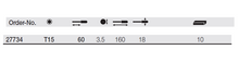 Load image into Gallery viewer, Wiha PicoFinish TORX® MagicSpring® Screwdriver T15 x 60mm