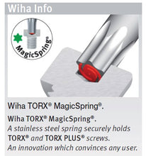 Load image into Gallery viewer, Wiha Precision ESD TORX® MagicSpring® Screwdriver T6 x 40mm