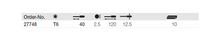 Load image into Gallery viewer, Wiha Precision ESD TORX® MagicSpring® Screwdriver T6 x 40mm