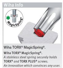 Load image into Gallery viewer, Wiha Precision ESD TORX® MagicSpring® Screwdriver T7 x 40mm