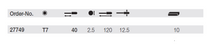 Load image into Gallery viewer, Wiha Precision ESD TORX® MagicSpring® Screwdriver T7 x 40mm