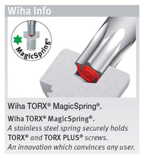 Load image into Gallery viewer, Wiha Precision ESD TORX® MagicSpring® Screwdriver T15 x 60mm